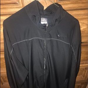 Nike black windbreaker